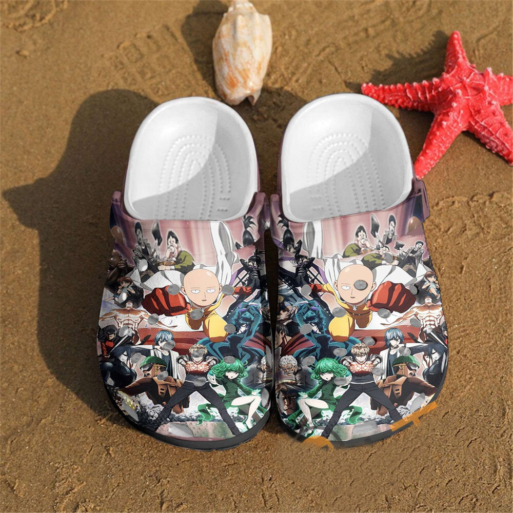 One Punch Man Saitama Anime Crocs Clog Shoes.jpg