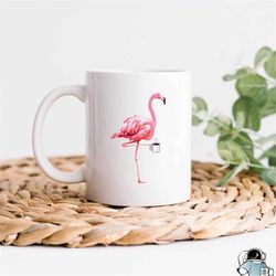 flamingo mug, flamingo coffee mug, flamingo lover gift, flamingo gift, coffee lover, coffee gift, coffee flamingo, pink