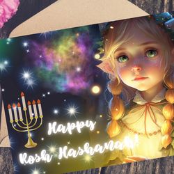Digital greeting card. Happy Rosh Hashanah!