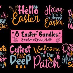 easter day t-shirt design bundle svg