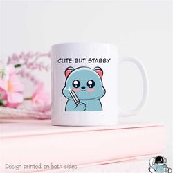 Cute But Stabby Mug  Sarcastic Mug  Gifts For Friend  Best Friends Gift  Funny Coffee Mug  Gifts For Her  Cute Mugs  Cut