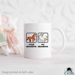 Funny Grandma Mug, Grandma Gift, My Grandma Mug, Gift for Grandmother, Funny Coffee Mug, Granny Coffee, Mother's Day Gra
