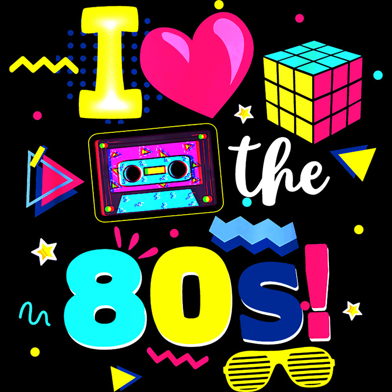 I Love The 80s Gift Tee 80s Birthday Party - 1980s Party T-Shirt.jpg