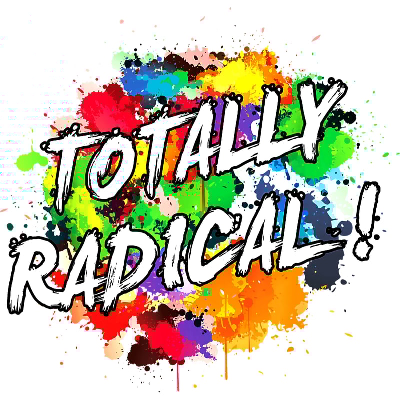 Tottaly Radical Disco Tee - Retro Eighties Costume Shirt T-Shirt.jpg