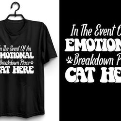 in the event of an emotional breakdown