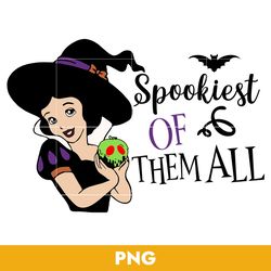 spookiest of them all png, snow white png, witch png, princess halloween png, disney halloween png, bb04072336