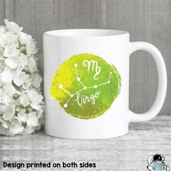 virgo birthday gift, virgo zodiac sign, virgo coffee mug, virgo zodiac mug, virgo gift, virgo astrology gift, virgo horo