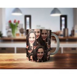 gal gadot coffee cup | gal gadot lover tea mug | 11oz & 15oz coffee mug