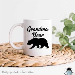 grandma bear mug, grandma mug, grandma coffee mug, grandmother gift, gifts for grandma, grandmother bear, granny gift, g