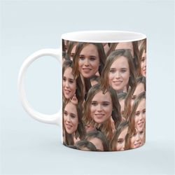 Ellen Page Coffee Cup | Ellen Page Lover Tea Mug | 11oz & 15oz Coffee Mug