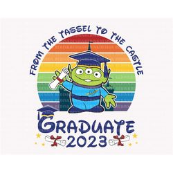 Graduate 2023 Tassel To Castle Svg, Graduate 2023 Svg, Graduate 2023 Alien Svg, Class of 2023 Svg, Graduate Trip Svg, Di