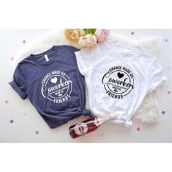 chance made us coworkers but the fun and laughter made us friends t-shirt, coworker appreciation cute gift, work besties