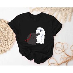 the untamed bunny t-shirt, unisex mo dao zu shi lover shirt, cute bunny gift idea, funny wangxian tee, harajuku shirt, r