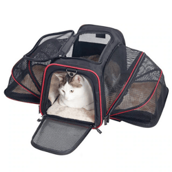 Pet Carriers Bag Portable Breathable Foldable Bag Cat Dog Carrier Bags Outgoing Outdoor Travel Pets Cats Handbag Safety