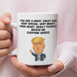 son trump mug, funny trump mug for son, son mug, son coffee mug, son gift, son birthday gift, best son gift