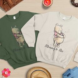 mommy to bee sweatshirt, pregnancy reveal sweatshirt, disney pooh mommy sweatshirt, gift for mom, mama sweatshirt, new m