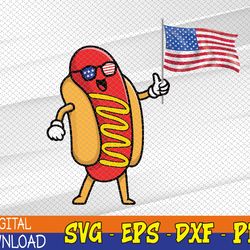 4th of july hot-dog hot-dog 4th of july svg, eps, png, dxf, digital download