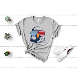 patriotic eagle with sunglasses/4th july t-shirt/american eagle/patriotic bald eagle/patriotic 4th july shirt/american e
