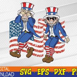 Uncle-Sam Griddy Dance svg, Funny 4th Of July  svg, Independence-Day svg, America Flag Svg, Eps, Png, Dxf, Digital Downl