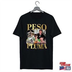 peso pluma vintage style t-shirt, peso pluma graphic tee, peso pluma retro 90s shirt, peso pluma world tour 2023,peso pl