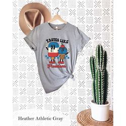 ice creams taste like freedom t-shirt, independence day shirt, usa flag shirt, retro trendy shirt, freedom 4th july shir