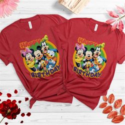 disney birthday shirt, disney shirt, birthday squad shirts, family birthday shirts, matching birthday shirt, disneyland
