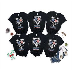 4th of july family t-shirt, all american family party shirt, matching 4th of july tee, memorial patriotic family tee, in