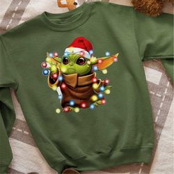 disney sweatshirt, star wars sweatshirt, star wars, christmas sweatshirt, baby yoda sweat, disney sweat, christmas disne