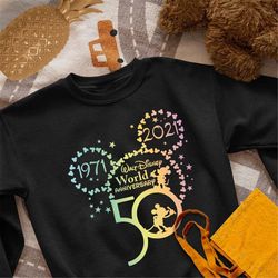50th anniversary walt disney world sweatshirt, 50 magic year disney world hoodie, disney vacation sweatshirt, magic king