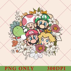 return to mario floral png, the super mario bros movie, mario trip png, cute super mario, mario 2023 png, mario movie
