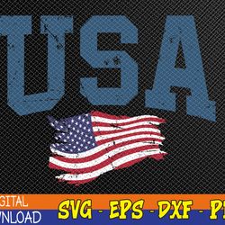 patriotic usa , distressed american flag svg, eps, png, dxf, digital download