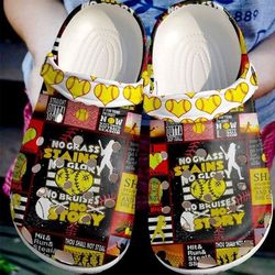 baseball player classic clogs baseball softball sport slippers baseball fans gift idea clogs unisex