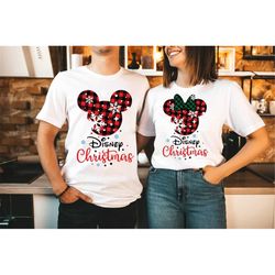 mickey ears christmas shirt, disney christmas couple shirt, snowflakes christmas shirt, christmas castle, disney trip, d