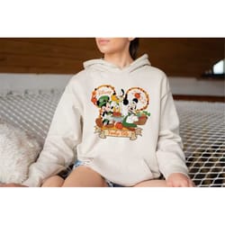 thanksgiving disney shirt, disney mickey minnie thanksgiving shirt, fall season tee, thanksgiving party, disney fall shi