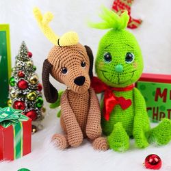 crochet  patterns  toys grinch downloadable pdf, english