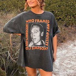 vintage o j simpson bootleg rap tee shirt