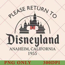 retro disneyland est 1955 california png, vintage disneyland png, happiest place on earth png, vintage disney family png