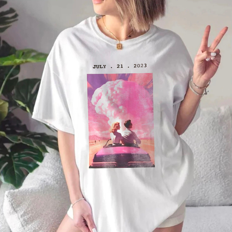 Barbenheimer Barbie Movie Oppenheimer T-Shirt, Nolan Movies Tee, Barbie Movie Shirt, Barbie Movie T-Shirt, The Ultimate Double Feature Shirt - 2.jpg