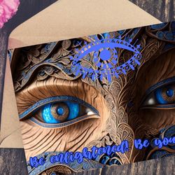 digital greeting card. be enlightened! be yourself!