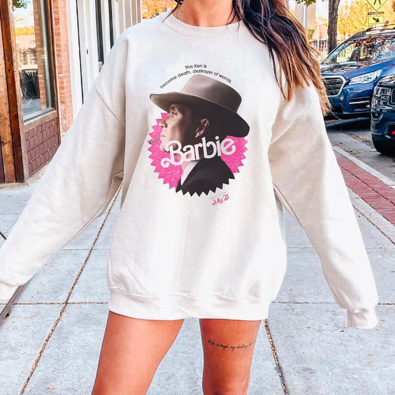 Barbie Oppenheimer T-Shirt, Barbieheimer Active T-Shirt, Funny Movie Shirt, Barbie Shirt, Oppenheimer Movie 2023 Shirt, Barbenheimer Shirt - 4.jpg