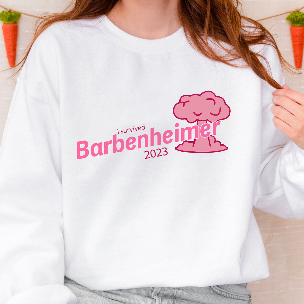 Barbie Oppenheimer T-Shirt, I Survived Barbenheimer Shirt, Barbie Movie Inspired Shirt, Oppenheimer Movie Inspired 2023 Shirt, Trending Tee - 6.jpg