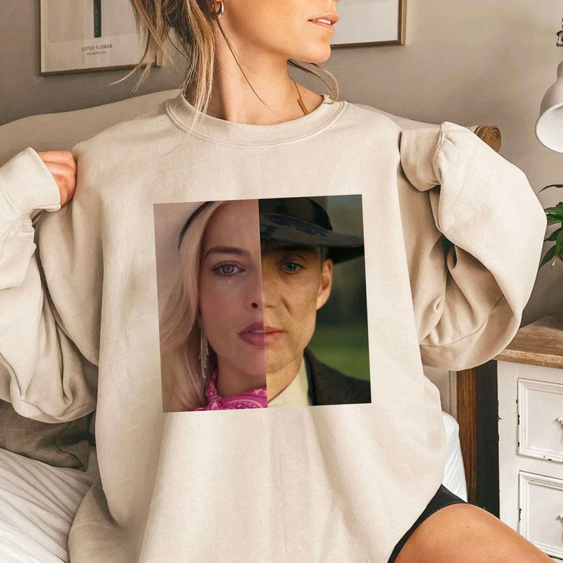 Barbie x Oppenheimer Shirt, Double Feature Shirt, Barbie Movie Inspired Shirt, Oppenheimer Movie Inspired Shirt, Funny Movie Tee - 5.jpg