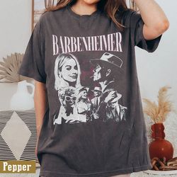 comfort colors barbenheimer shirt, vintage barbenh