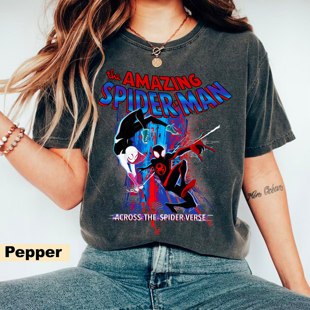 Comfort Colors® Marvel The Amazing Spider-Man T-Shirt, Marvel Comic shirt, Super Hero Birthday Shirt, Marvel Avenger Shirt, Marvel Friends - 1.jpg