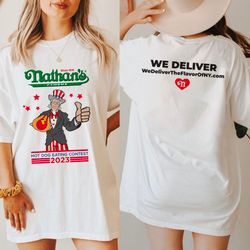 nathans hot dog eating contest 2023 shirt, fourth