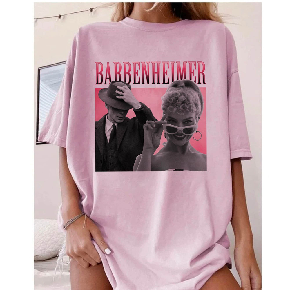 Retro Barbenheimer T-Shirt, Barbie Oppenheimer Essential T-Shirt, Barbie Oppenheimer T-Shirt, Oppenheimer Movie 2023 Shirt, Trending Shirt - 4.jpg