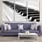 Music Piano Canvas Wall Art, Music Instrument Canvas 3 Piece Canvas , Black White Piano Key Close Up Triptych Canvas
