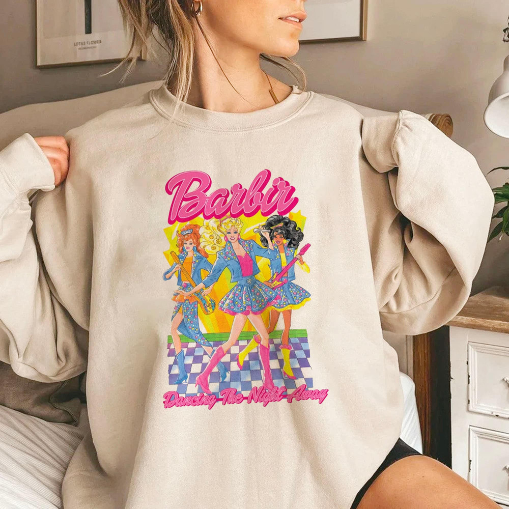 Vintage Barbie Shirt, Barbie Dancing The Night Away Shirt, Come On Barbie Let's Go Party Shirt, Pink Doll , Party Girls Shirt, Sweatshirt - 5.jpg