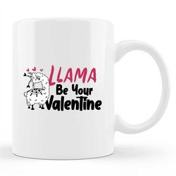 llama valentine mug, llama valentine gift, valentines day mug, valentines mug, valentines party, llama mug, alpaca mug,