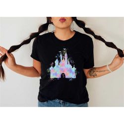 watercolor castle shirt, princess castle shirt, disney castle shirt, disney vacation shirt, disney trip shirt, disney fa